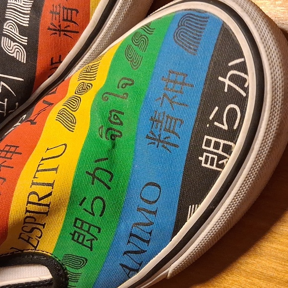 Vans Spirt Slip On Sneakers Unisex Size Women's Size 8 Mens 6.5 - Picture 2 of 9